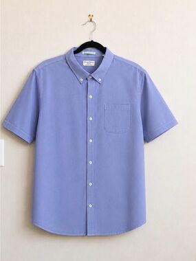 EUC Tommy Bahama Periwinkle Blue Short-Sleeve Button-Down Shirt